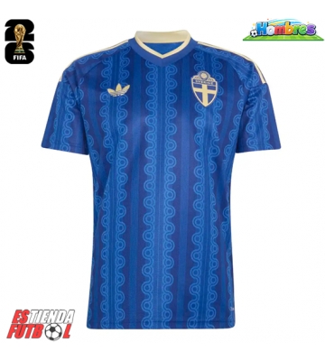 Suecia Segunda Equipación Mundial 2026 Manga Corta